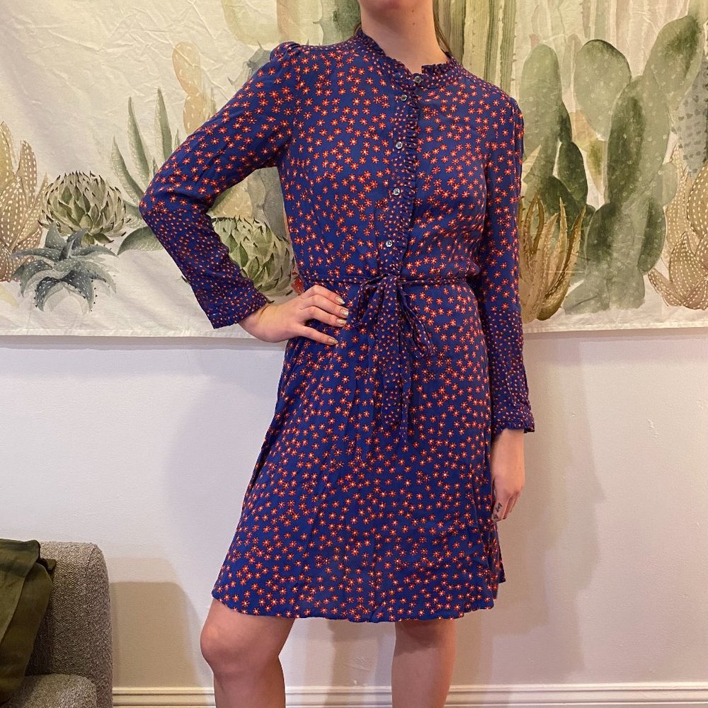 BODEN FLORAL MIDI DRESS